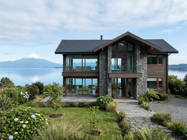 Casa con vista al lago